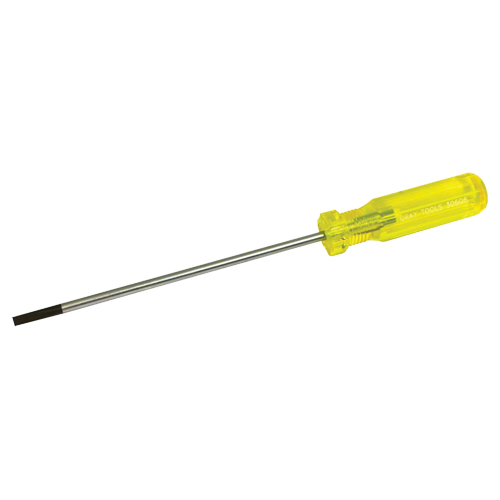 Electrician's Slotted Screwdriver, 3/16" Tip, Round, 9-1/2" L, Plastic Handle Distribution Industrielle GC