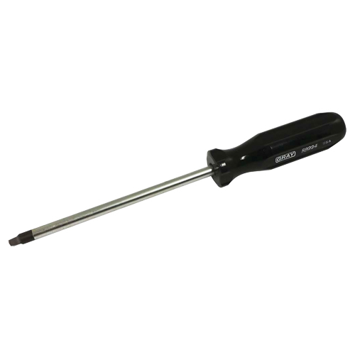 Square Screwdriver, #4 Tip, Round, 9-3/4" L, Plastic Handle Distribution Industrielle GC