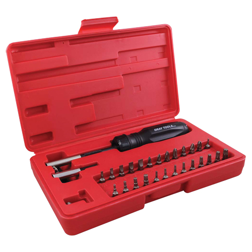 Gearless Screwdriver Set In Plastic Storage Case, 10" L Distribution Industrielle GC