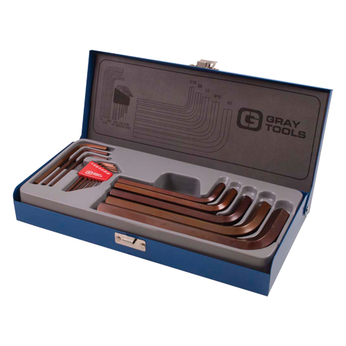 Hex Key Set, 15 Pcs., Imperial Distribution Industrielle GC