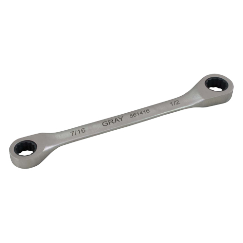 Cl&eacute; &agrave; cliquet polygonale double pour engrenage, 12 pans, 5/16" x 3/8", Fini Ordinaire Distribution Industrielle GC