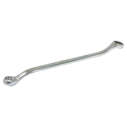 Box End Wrench, 12 Point, 12 mm x 13 mm, 15° Offset, Chrome Finish Distribution Industrielle GC