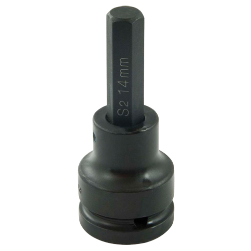 Bit Socket, Hex, 14 mm x 102 mm L, 3/4" Drive Distribution Industrielle GC