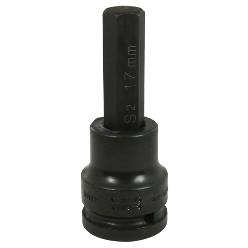 Bit Socket, Hex, 17 mm x 108 mm L, 3/4" Drive Distribution Industrielle GC