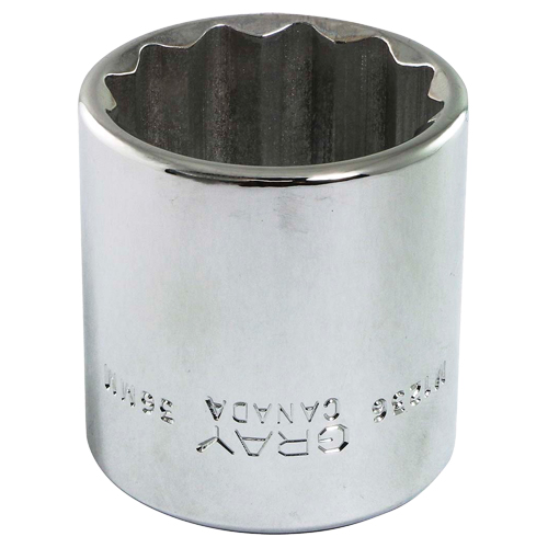 Douille, 13 mm, Prise 1/2", 12 pans Distribution Industrielle GC