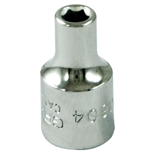 Socket, 4 mm, 1/4" Drive, 6 Points Distribution Industrielle GC