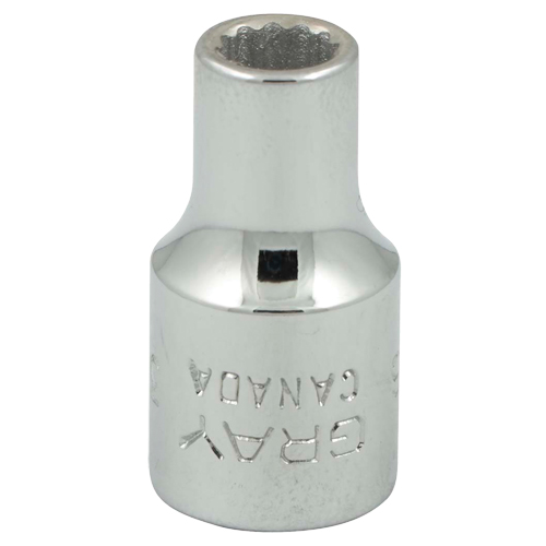 Socket, 3/16", 1/4" Drive, 12 Points Distribution Industrielle GC