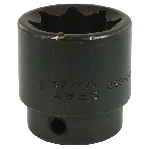 Socket, Impact, 1", 1/2" Drive, 8 Points Distribution Industrielle GC