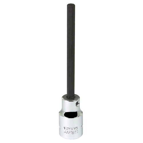 Bit Socket, 5 mm x 3-7/8" L, 3/8" Drive Distribution Industrielle GC