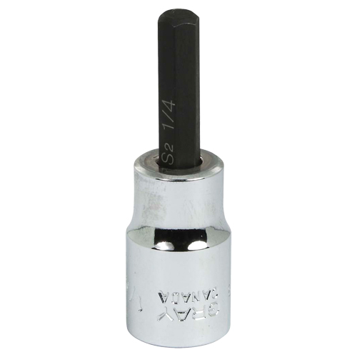 Bit Socket, 1/4" x 2-3/10" L, 3/8" Drive Distribution Industrielle GC