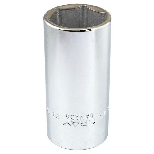 Socket, 28 mm, 1/2" Drive, 6 Points Distribution Industrielle GC
