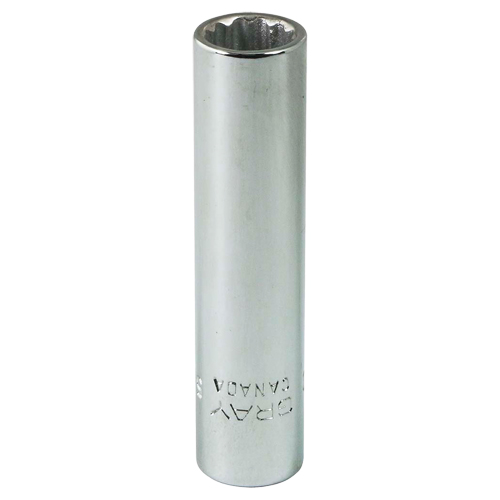 Socket, 5/16", 1/4" Drive, 12 Points Distribution Industrielle GC