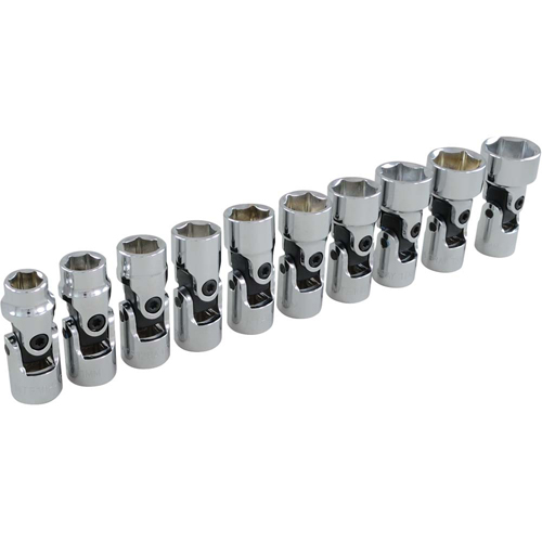 Jeu de douilles cardan, 10 Mcx, Prise de 3/8" Distribution Industrielle GC