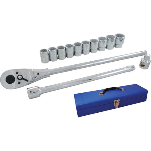 Jeu de douilles et accessoires, 15 Mcx, Prise de 3/4" Distribution Industrielle GC