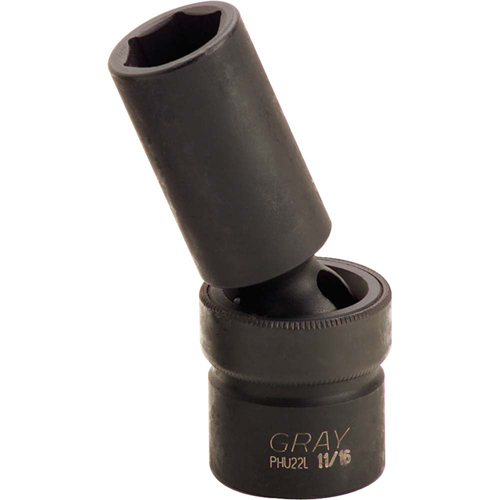 Douille &agrave; joint universel, Chocs, 3/8", Prise 1/2", 6 pans Distribution Industrielle GC