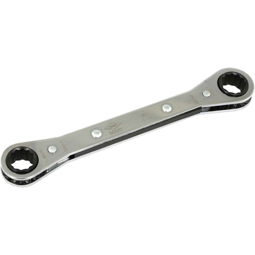 Flat Ratcheting Box Wrench  , 1/2" Drive, Plain Handle Distribution Industrielle GC