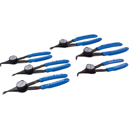 Convertible Retaining Ring Plier Set - Includes Plastic Case, 6 Pieces Distribution Industrielle GC