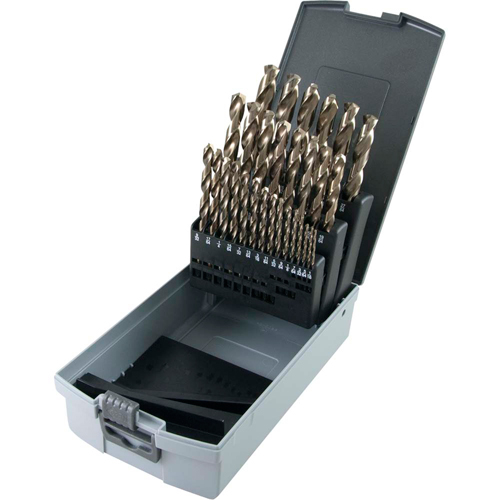 Drill Bit Set, 29 Pieces, High Speed Cobalt Distribution Industrielle GC