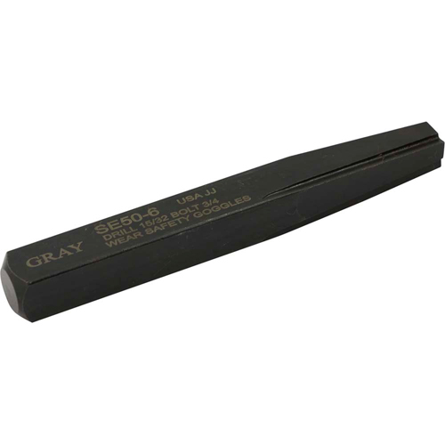 Straight Type Screw Extractor, 6, For Screw Size 3/4", Carbide Distribution Industrielle GC