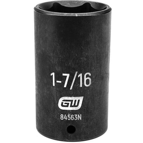 Socket, Impact, 1-7/16", 1/2" Drive, 6 Points, Deep Distribution Industrielle GC