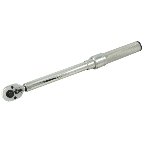 Micrometer Torque Wrench, Click, 3/8" Square Drive, 30 - 250 in-lbs. Distribution Industrielle GC