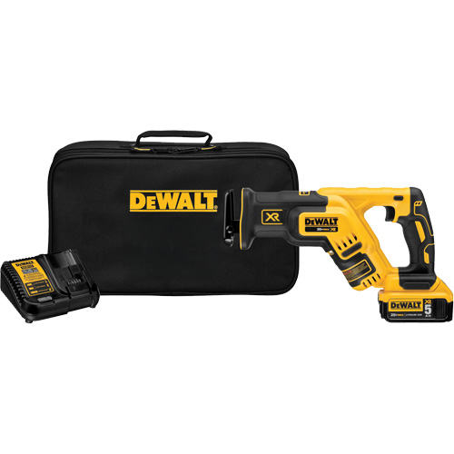 Ensemble de scie alternative compacte sans balais Max XR, 20 V, Lithium-ion Bloc-pile, 0-2900 coups/min Distribution Industrielle GC