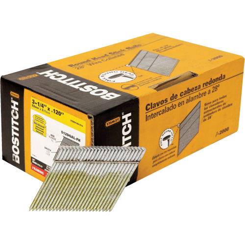 Clous de charpente en angle &agrave; 28° Distribution Industrielle GC
