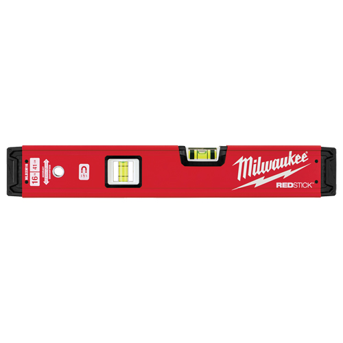 Redstick Level, Box, 1.33' L, Steel, 2, Magnetic Distribution Industrielle GC