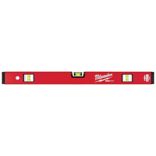 Redstick Compact Level, Box, 2' L, Steel, 3, Non-Magnetic Distribution Industrielle GC