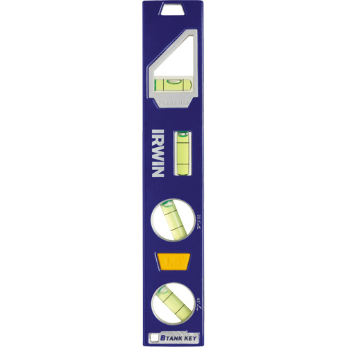 250 Series Heavy-Duty Torpedo Level, 9" L, Aluminum, 4 Vials, Magnetic Distribution Industrielle GC