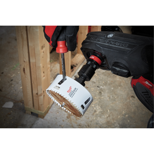 Scie &agrave; bouteur au carbure, 4", Profondeur de la coupe 1-31/50", Carbure Distribution Industrielle GC