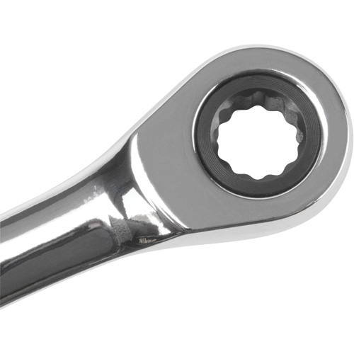 Cl&eacute; mixte &agrave; cliquet SAE, 12 pans, 1/4", Fini Chrome Distribution Industrielle GC