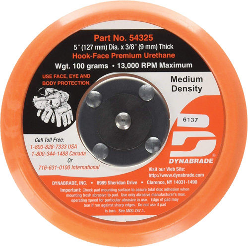 Non-Vacuum Backing Pad Distribution Industrielle GC