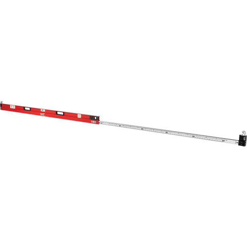 RedStick Expandable Level, I-Beam, 12' L, Aluminum, 3, Magnetic Distribution Industrielle GC
