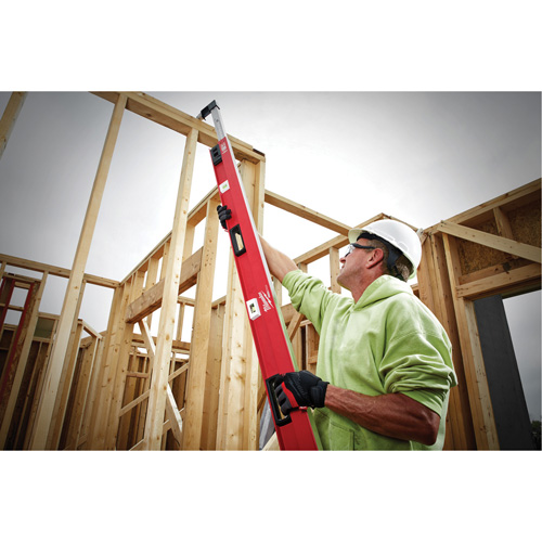 RedStick Expandable Level, I-Beam, 12' L, Aluminum, 3, Magnetic Distribution Industrielle GC