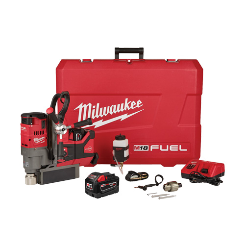 Ensemble de perceuse magn&eacute;tique F18 Fuel pour monteur de ligne Distribution Industrielle GC