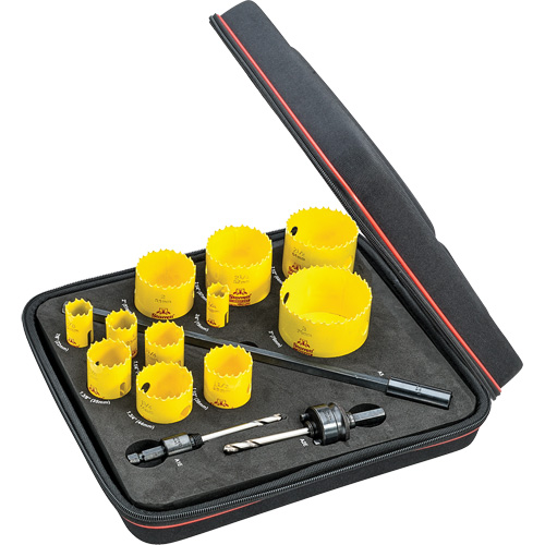 Trousse de scies-cloches industrielles, 14 morcea Distribution Industrielle GC