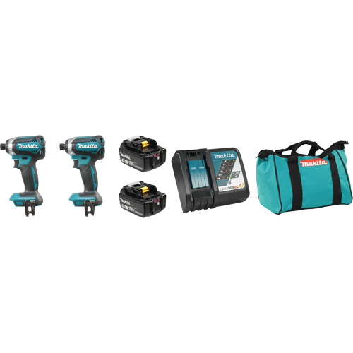 Ensemble de 2 outils avec moteur sans balai LXT, Lithium-ion, 18 V Distribution Industrielle GC