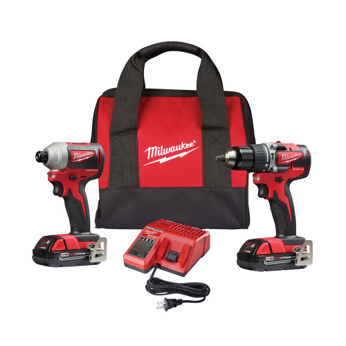 M18 2-Tool Combo Kit, Lithium-Ion, 18 V Distribution Industrielle GC