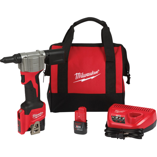 Ensemble outil &agrave; riveter M12 Distribution Industrielle GC