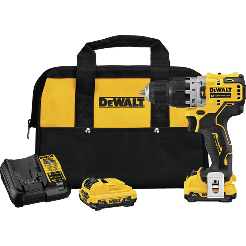 Xtreme Brushless Hammer Drill Kit, 12 V, 3/8", 250 UWO, 0-1500 RPM Distribution Industrielle GC