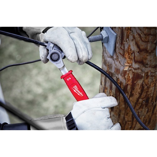 Lineman's 2-in-1 Insulated Ratcheting Box Wrench Distribution Industrielle GC