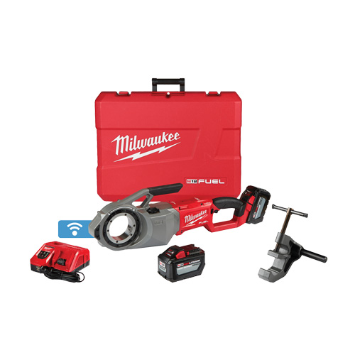 M18 Fuel Pipe Threader Kit, 41 RPM, 1/8" - 2" Pipe Thread Distribution Industrielle GC