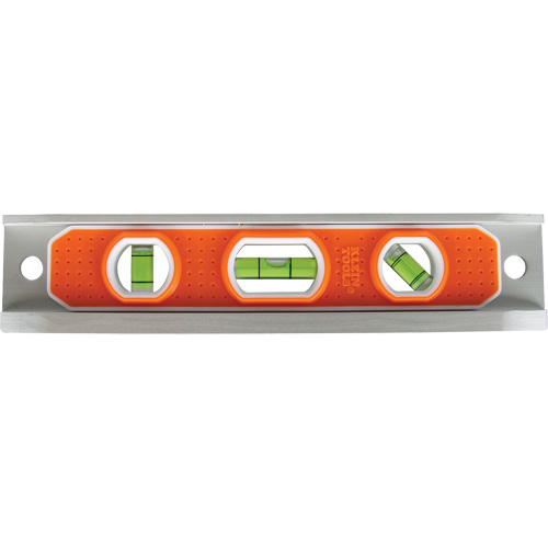 Niveau torpille, 9" lo, Aluminium, 3 fioles, Magn&eacute;tique Distribution Industrielle GC