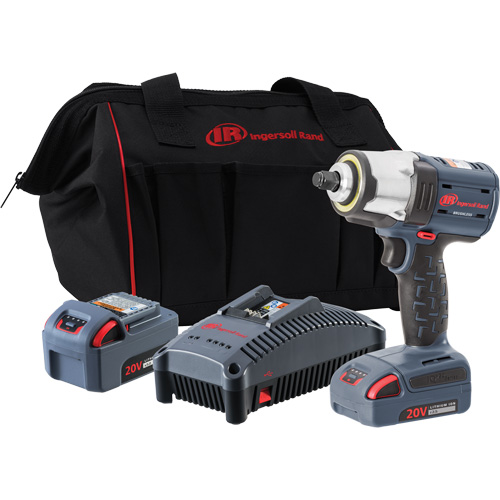 IQv20 Compact Cordless Impact Wrench Kit, 20 V, 1/2" Socket Distribution Industrielle GC