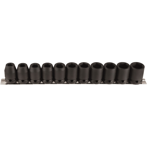 Socket Set, 11 Pcs, Impact, 1/2" Drive Size Distribution Industrielle GC