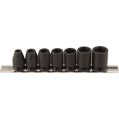 Magnetic Socket Set, 7 Pcs, Impact, 3/8" Drive Size Distribution Industrielle GC