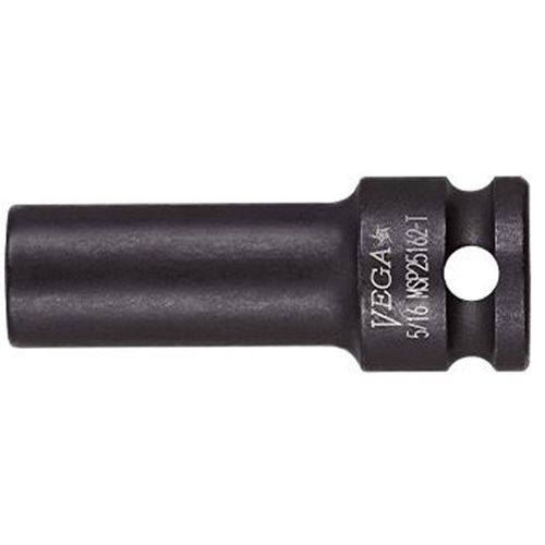 Douille &agrave; paroi mince, Chocs, 1/2", Prise 3/8", 6 pans, Profond Distribution Industrielle GC
