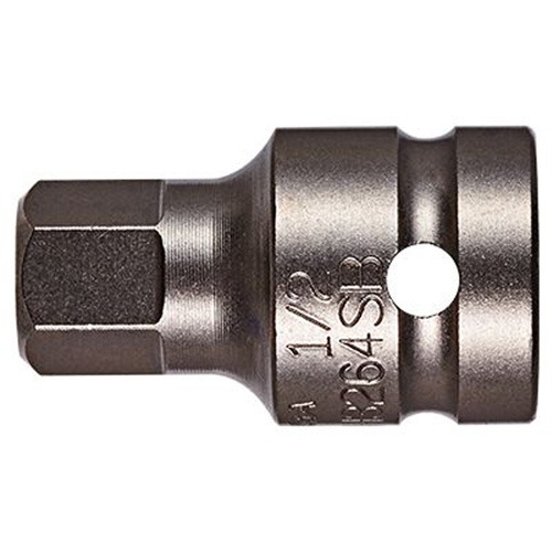 Embout &agrave; ins&eacute;rer, Hexagonale, 1/4" x 1-1/2" lo, Prise 1/2" Distribution Industrielle GC