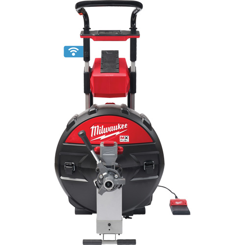 MX Fuel Sewer Drum Machine with PowerTredz, Electric, 5/8" x 100' and 3/4" x 100' Distribution Industrielle GC